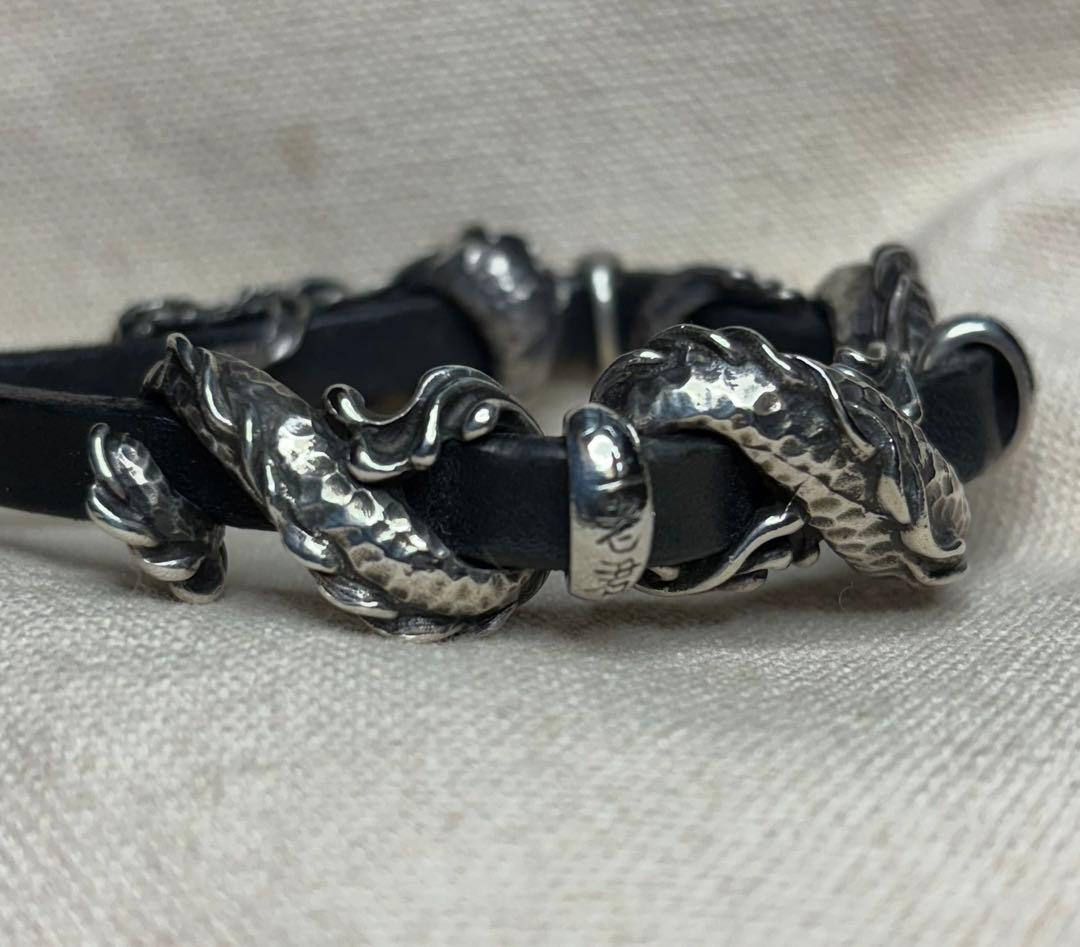 BULL BLOODのレザーシルバーブレスレッド ラルクhyde氏着用