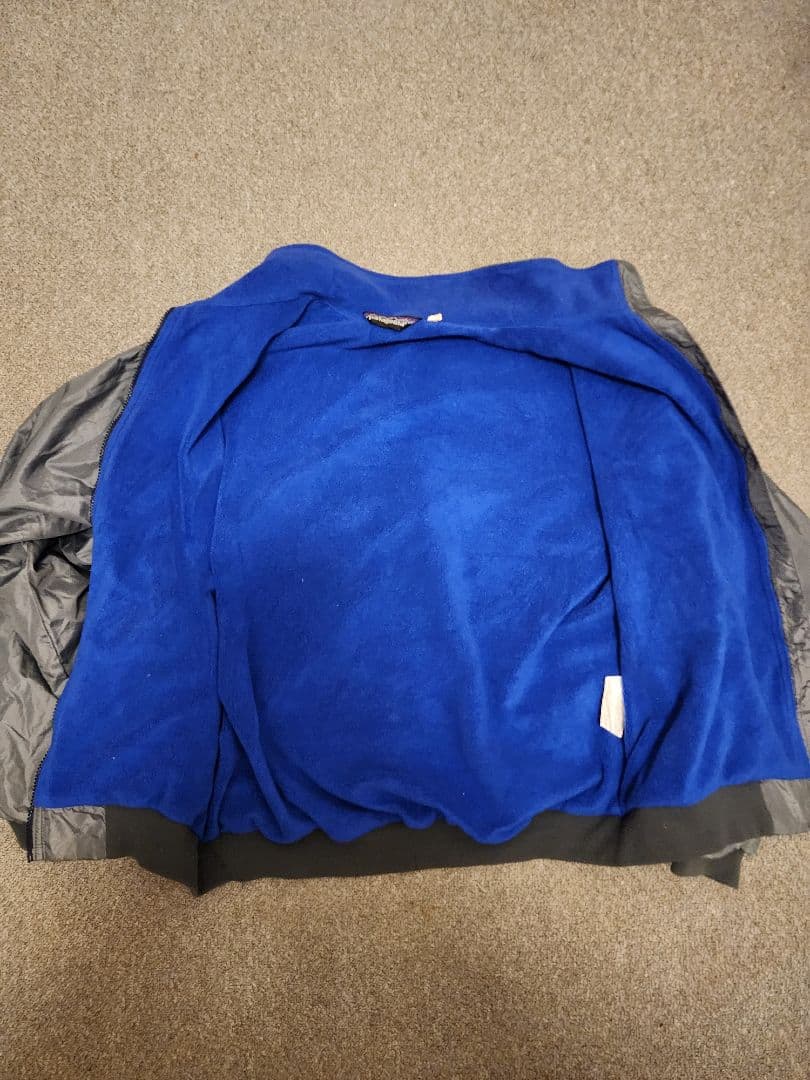 【80s・希少カナダ製】パタゴニア シェルドシンチラジャケット グレー