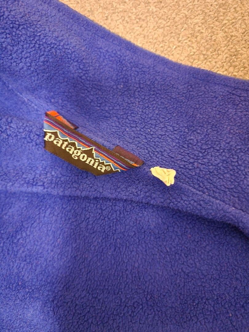【80s・希少カナダ製】パタゴニア シェルドシンチラジャケット グレー