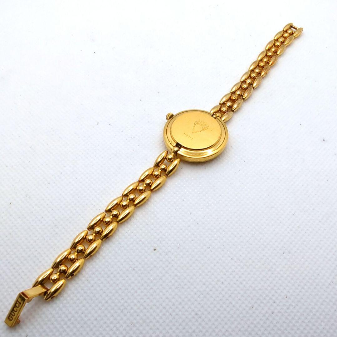 【美品 新品電池交換済】GUCCI チェンジベゼル ウォッチ 替えベゼル付き