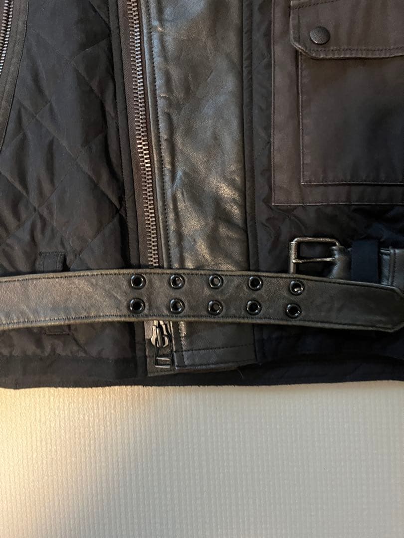 N*v様 ライダースレザー切替　パテットジャケット