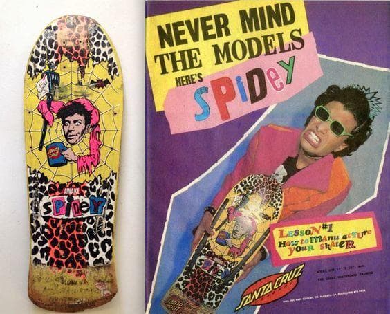メガ！1985年・ビンテーオリジナルジデッキ！SANTA CRUZ/Spidey