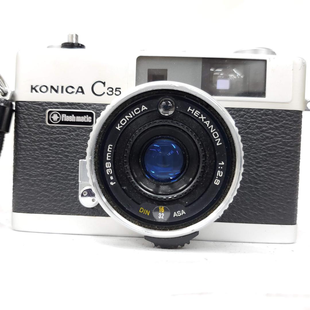 フィルムカメラ KONICA C35 Flash matic F1225-251-4p p