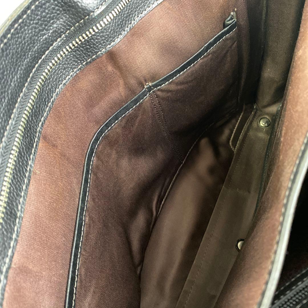 SOMES ソメスサドル 本革 レザー リクルート ビジネストートバッグ 黒