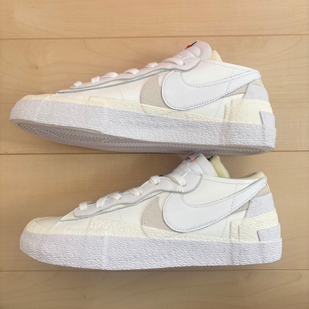 【新品】サカイ ナイキ DM6443-100 ブレーザー ロー ホワイト 27㎝