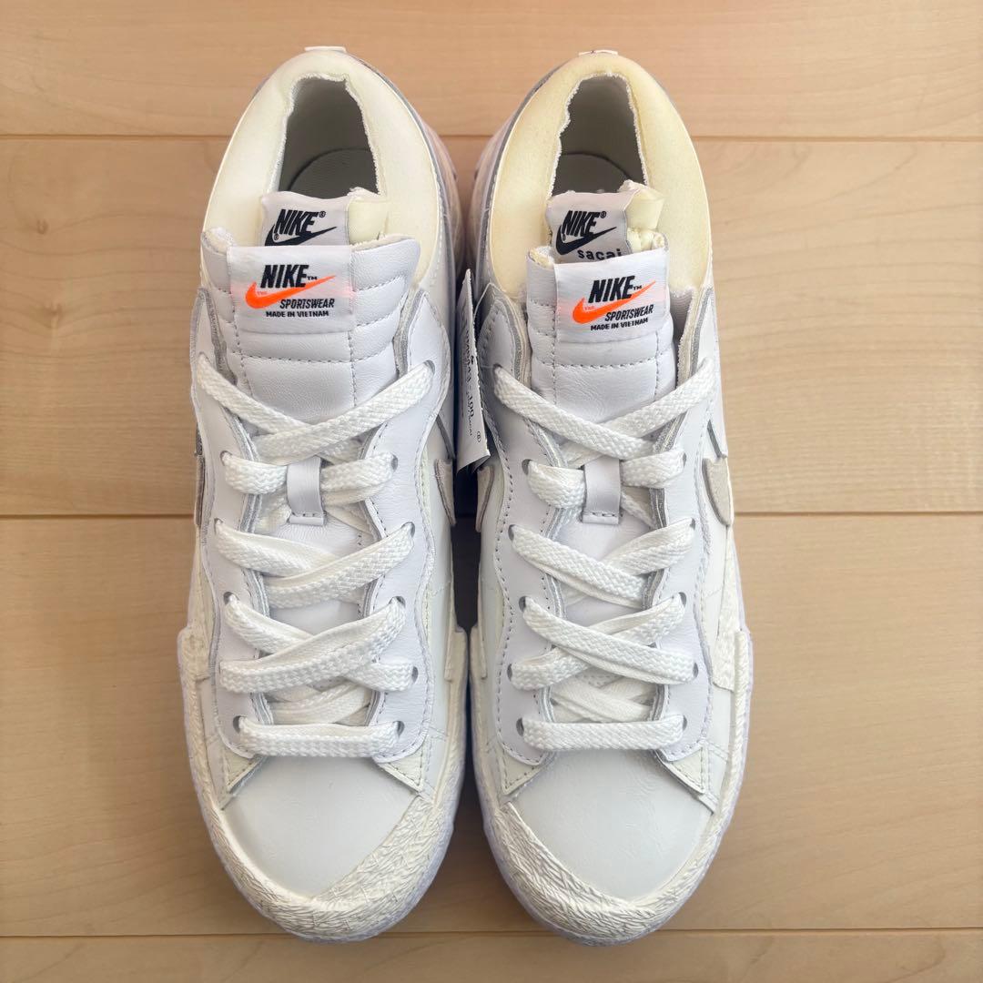 【新品】サカイ ナイキ DM6443-100 ブレーザー ロー ホワイト 27㎝