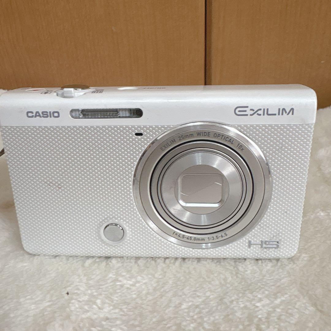 CASIO カシオ EX-ZR70 ホワイト デジタルカメラ　Wi-Fi搭載