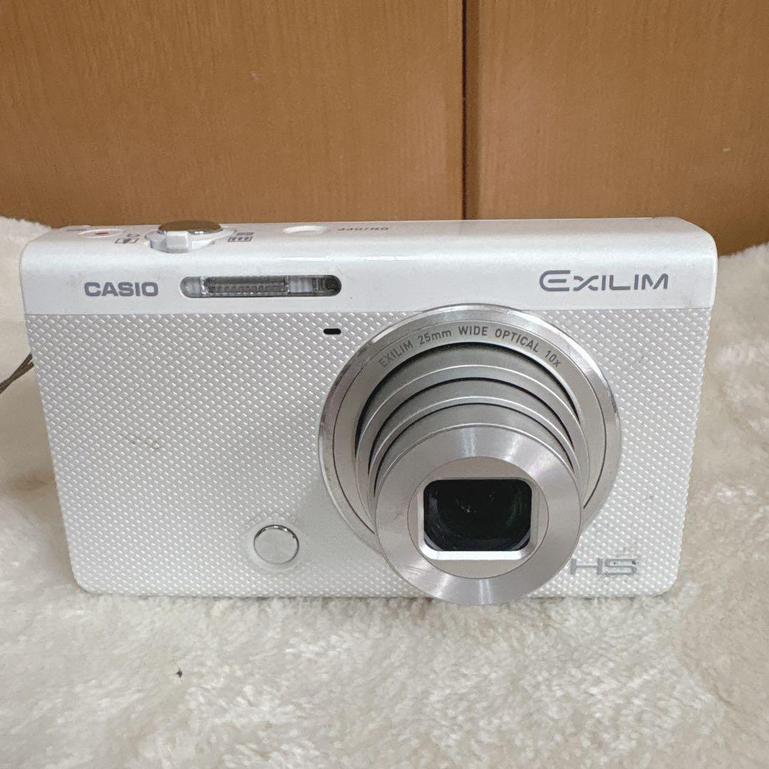 CASIO カシオ EX-ZR70 ホワイト デジタルカメラ　Wi-Fi搭載