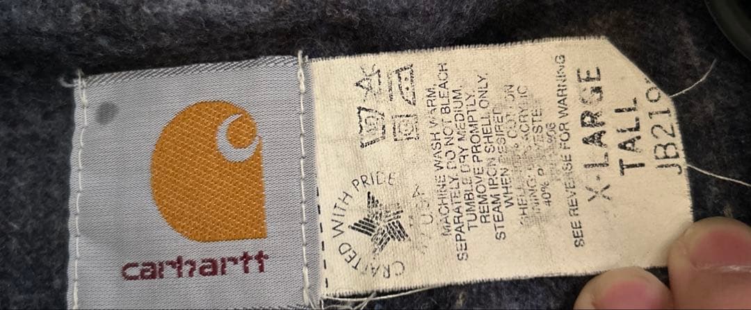 Carhartt 90s アクティブジャケット デニムフードジャケット