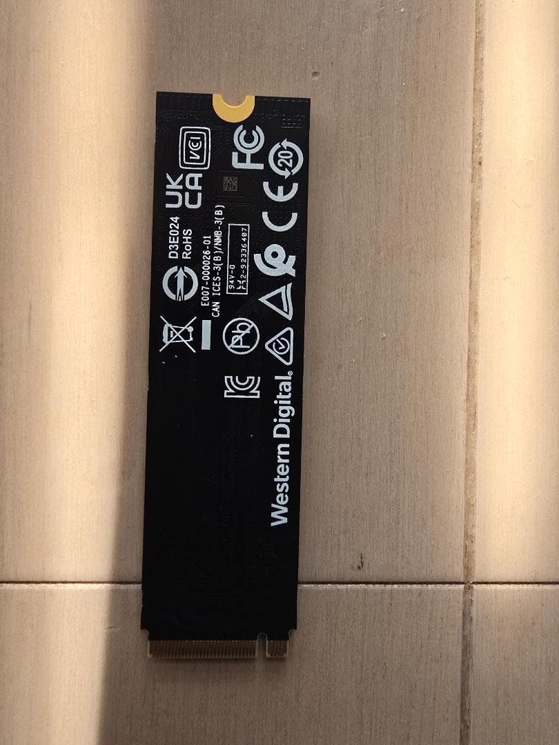 内蔵型SSD WD blue SN580 2TB