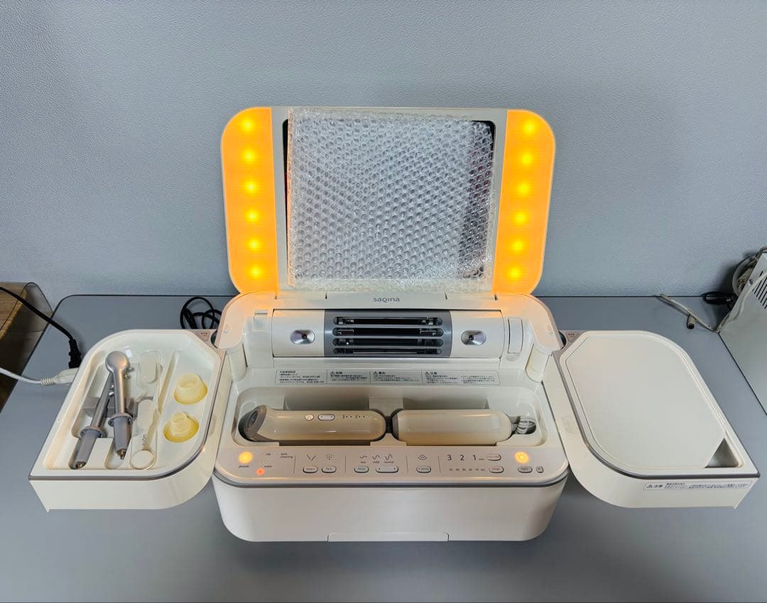 値下げsaqina サキナビジュー 高級美顔器スチーム フェイスケア　ホームケア