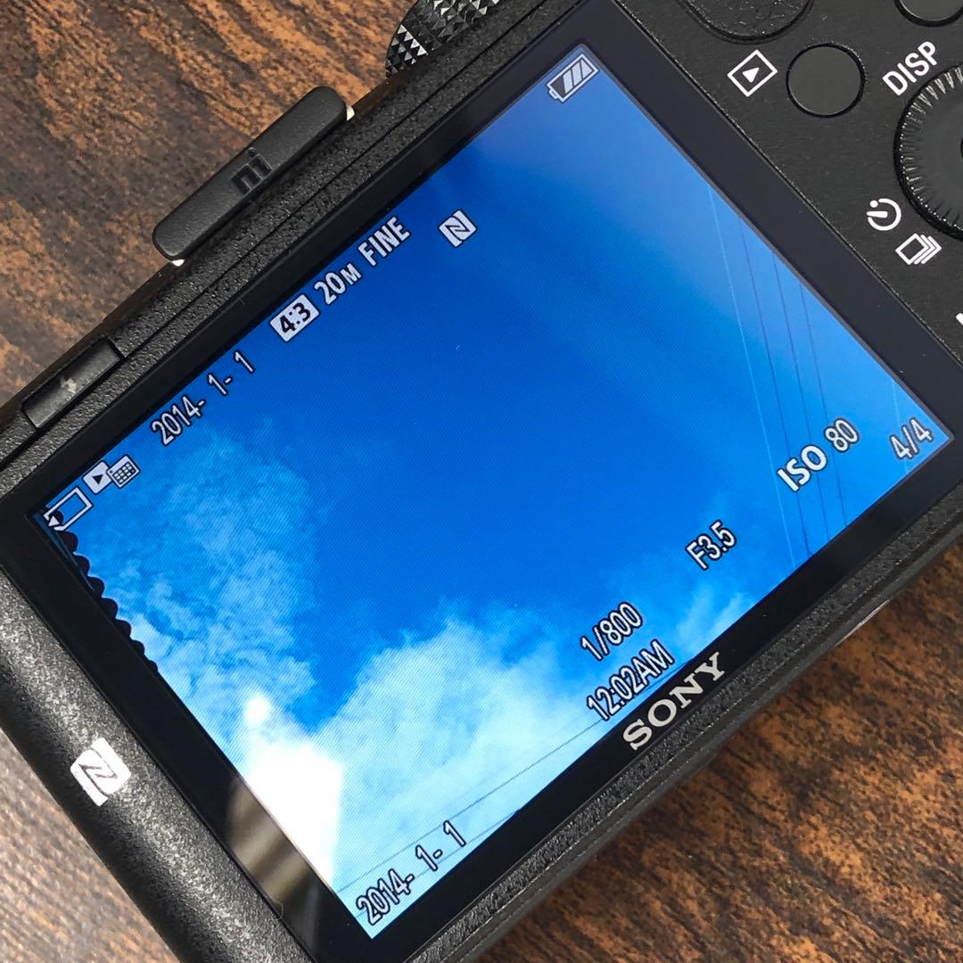 動作確認済 美品 SONY Cyber-shot DSC-HX60V ブラック