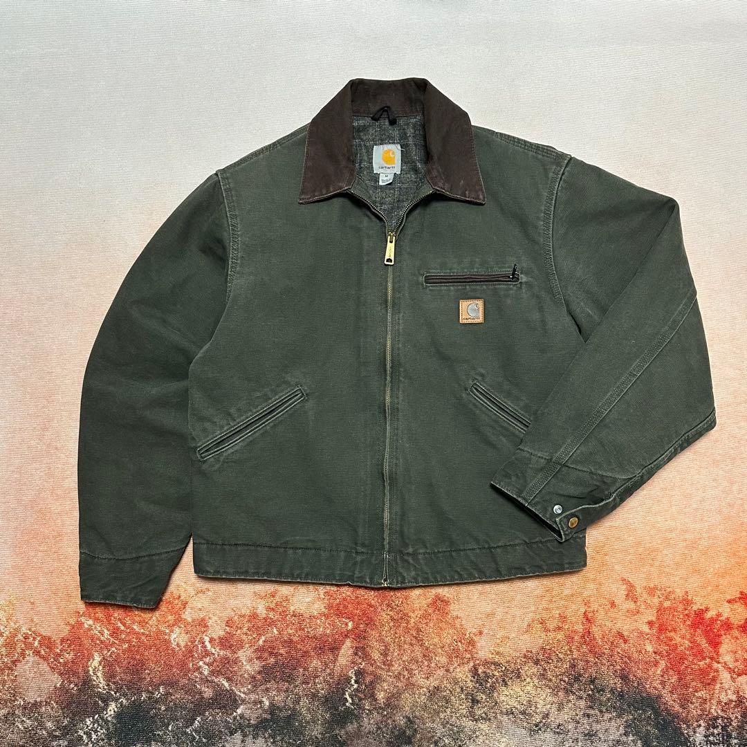 モスグリーン Carhartt デトロイトジャケット J97 MOS ミディアム