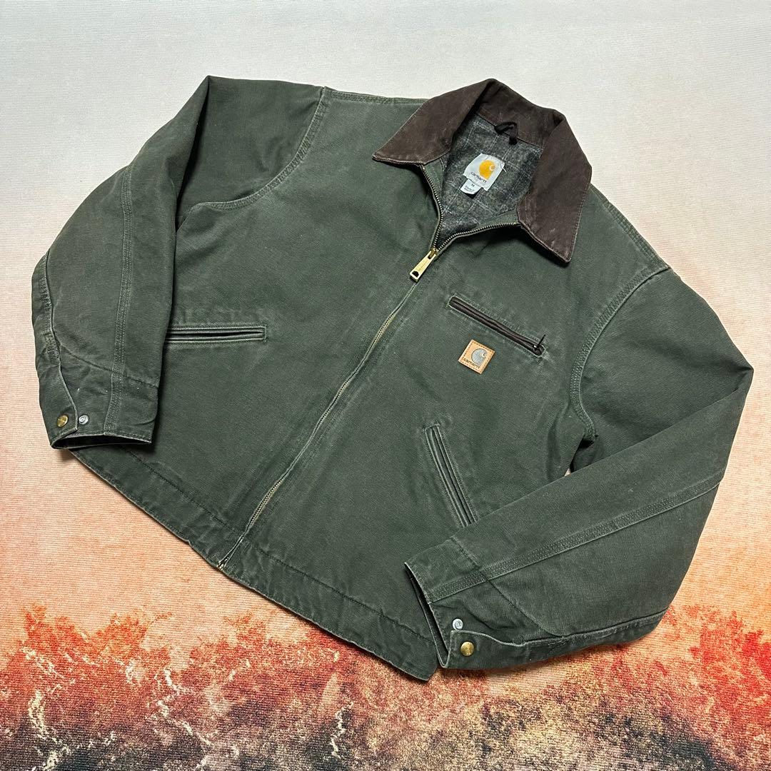 モスグリーン Carhartt デトロイトジャケット J97 MOS ミディアム