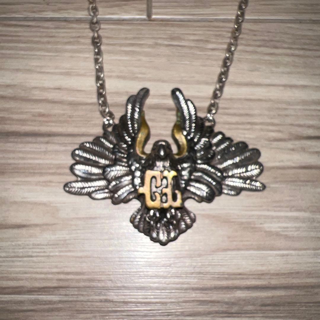 CALEE イーグルモチーフ 925シルバーネックレス