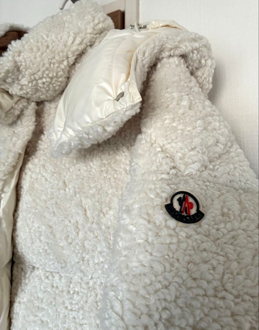 モンクレール ボア ロングダウンコート