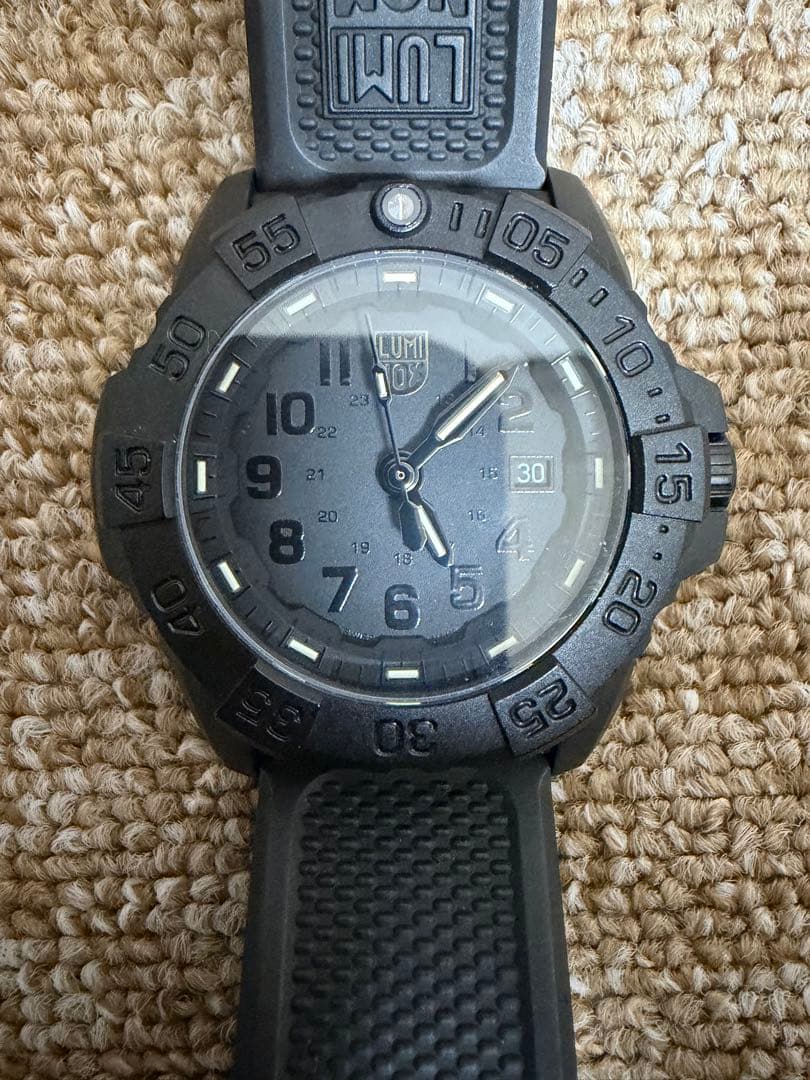 LUMINOX ブラック アナログ時計