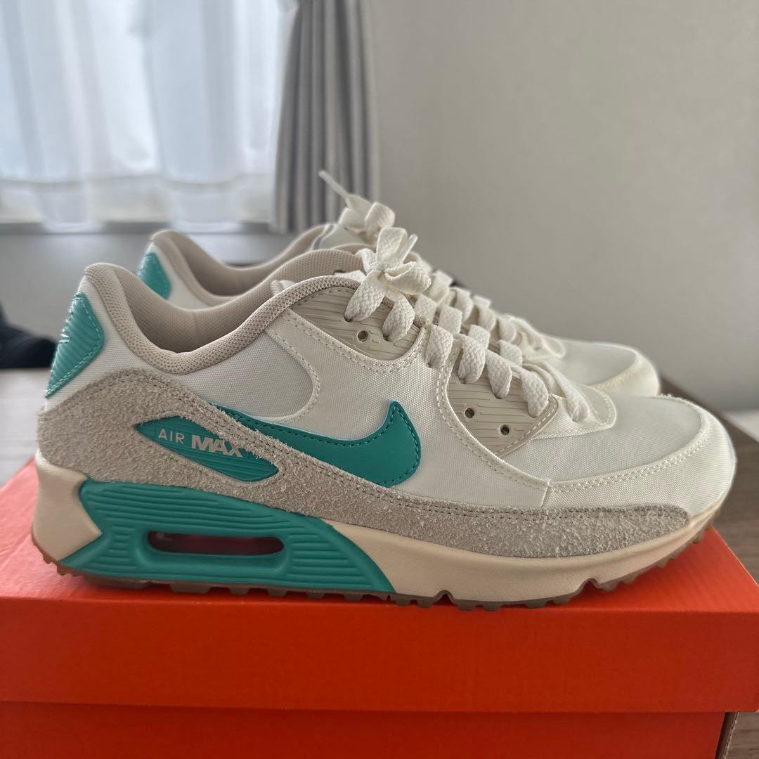Nike Air Max ホワイト/ティール シューズ/ゴルフ