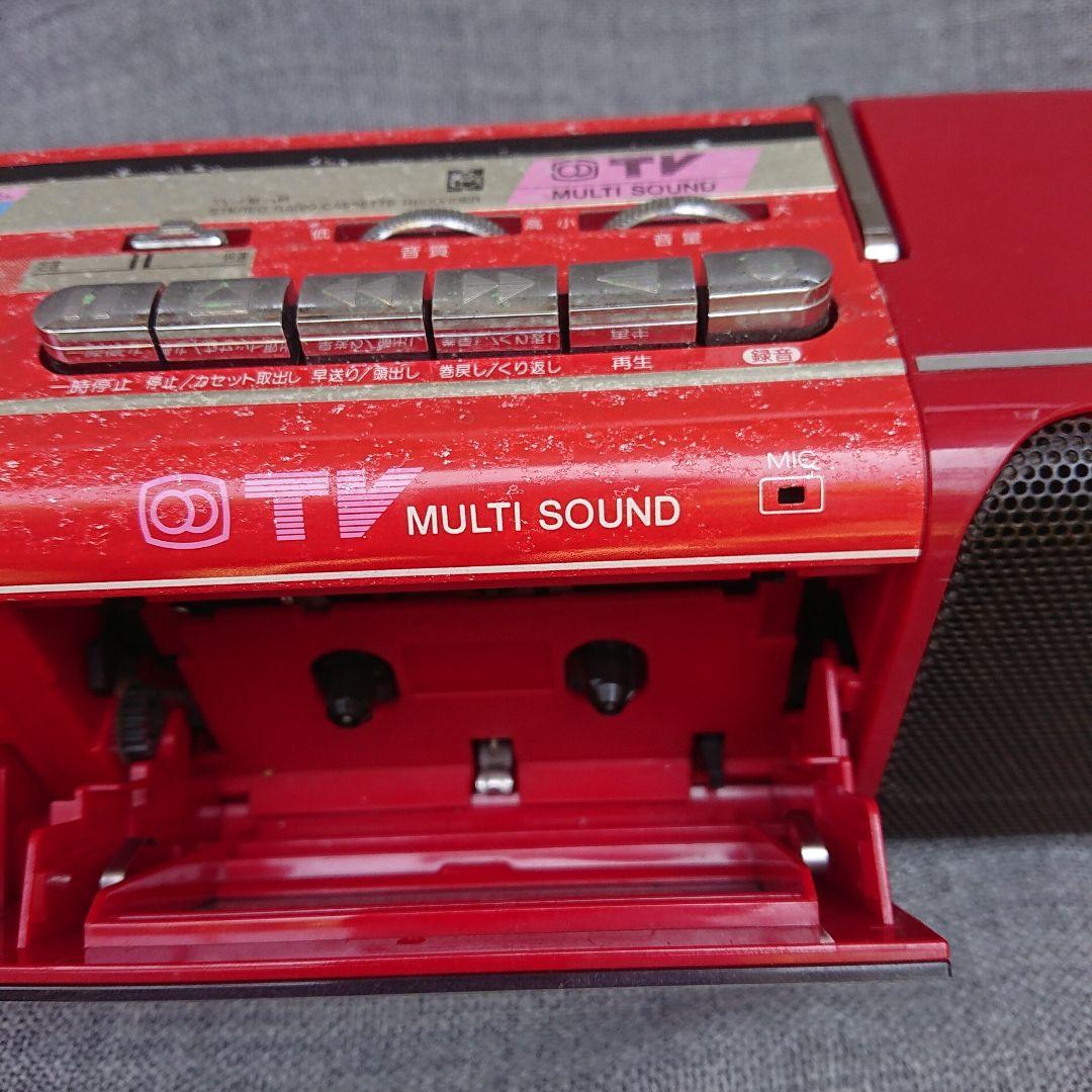 ナショナル　ラジカセ　RX-F333　3連カセット　ジャンク品