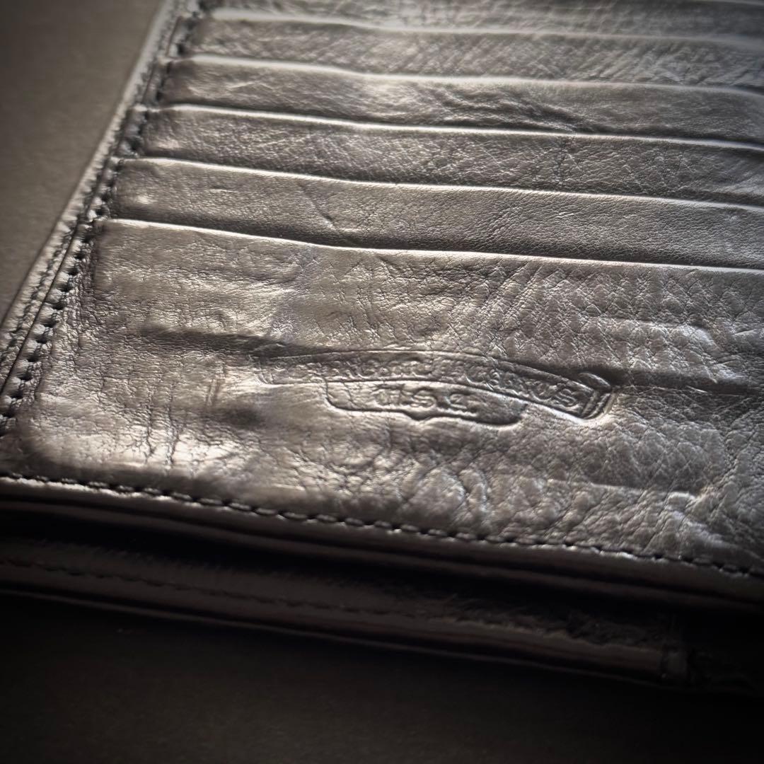 Chrome Hearts ウォレット ウェーブ　　　　ヘビーレザー