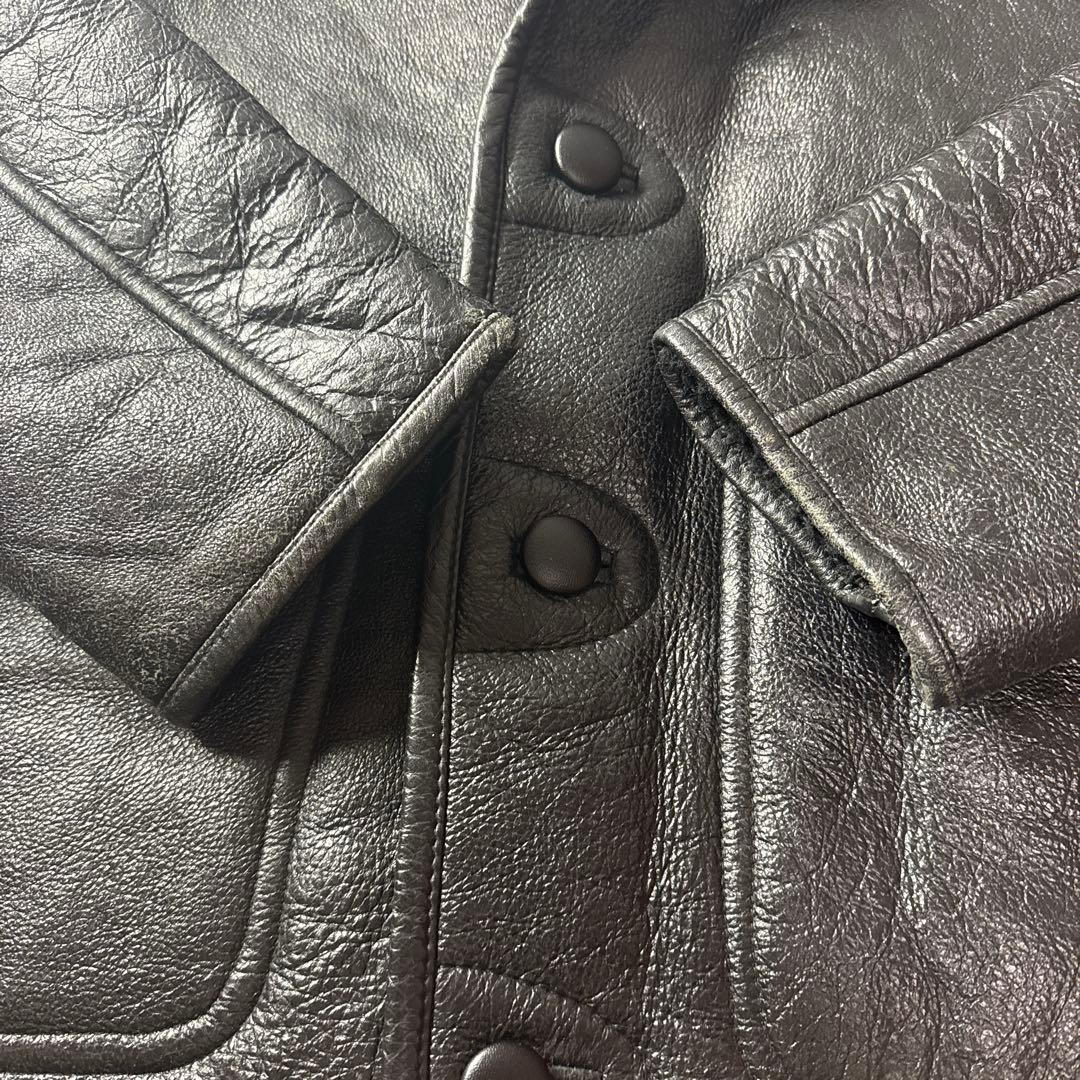 ヒ*ン様 美品　THE SOURCE TYPE B-3 リアルムートン　Ｌ