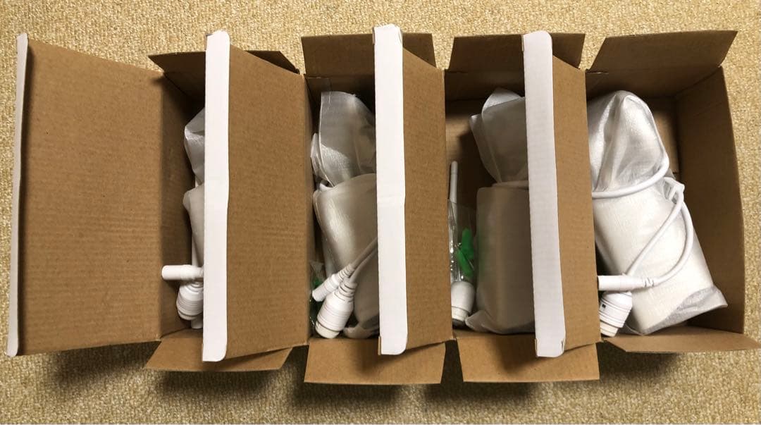 防犯カメラ 4台/レコーダーセット ALWSET-KG130 wifi