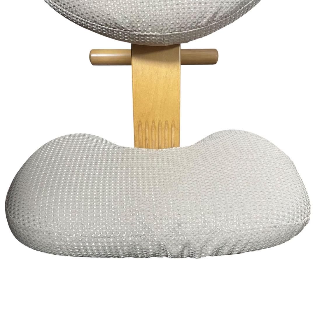 リボ社　バランスチェア　座面カバー付き　姿勢が良くなる椅子　バランスイージー