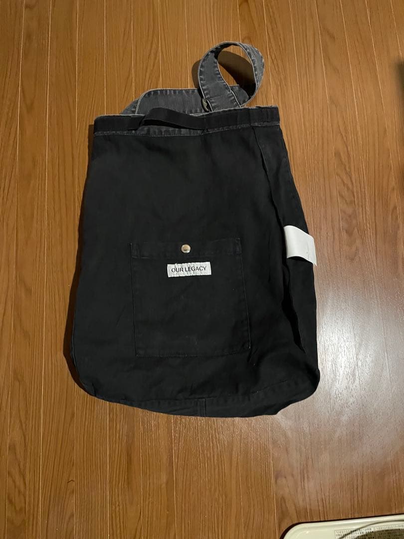 バッグ OUR LEGACY sling bag BLACK-ENZYME-CANVAS