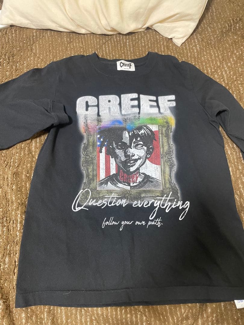 CREEF グラフィックロングスリーブTシャツ