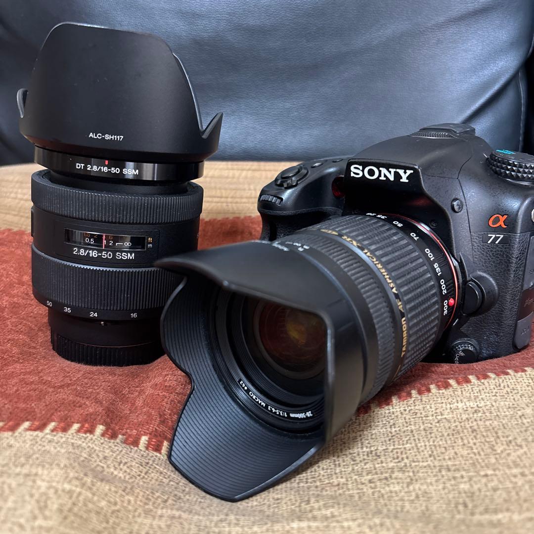 Sony α77 カメラ レンズ2本セット