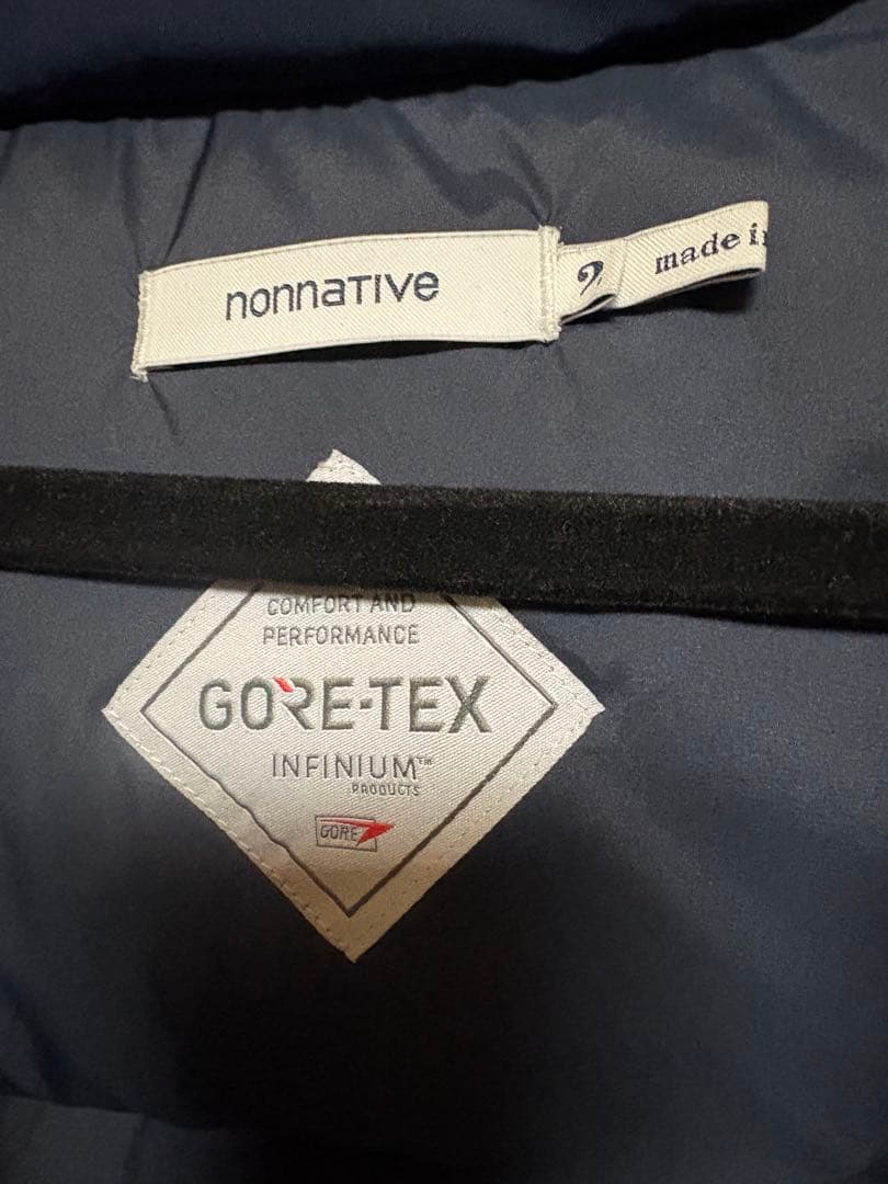 nonnative GORE-TEX INFINIUM ベスト ネイビー