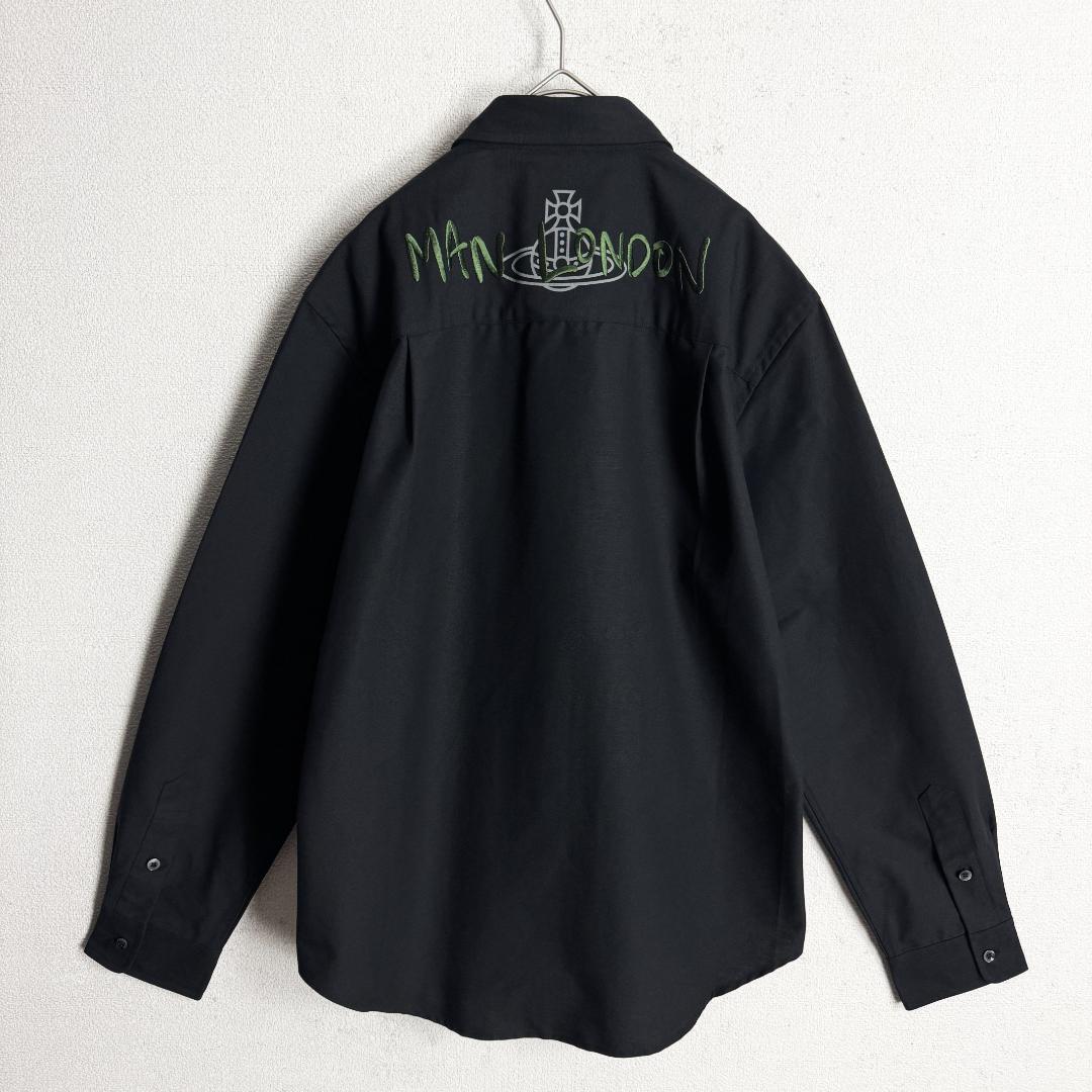 【新品☆大人気☆文字刺繍】ヴィヴィアンウエストウッド バックデザイン 長袖シャツ