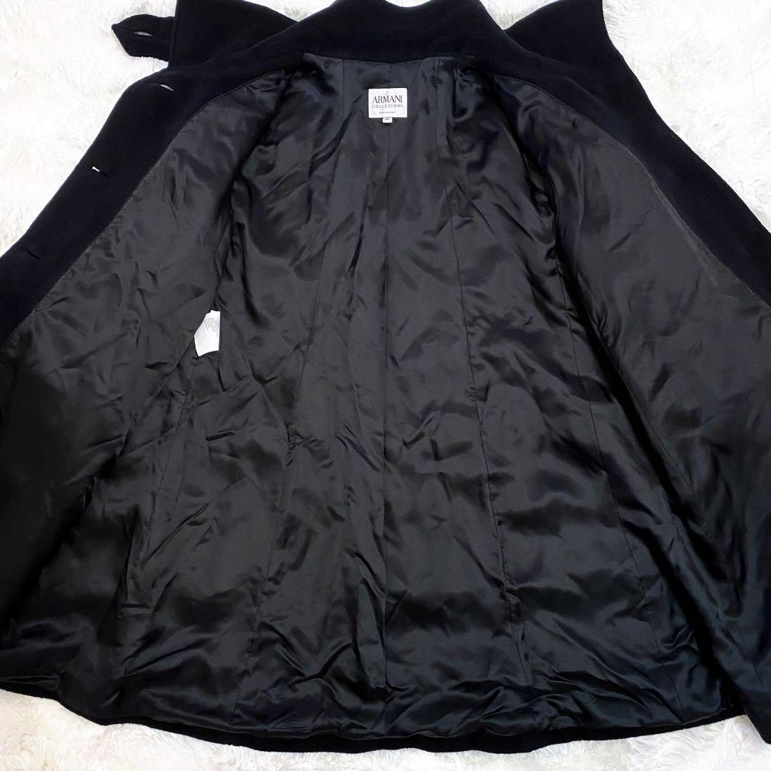 【極希少】アルマーニコレツォーニ チェスターコート アンゴラ カシミヤ 38