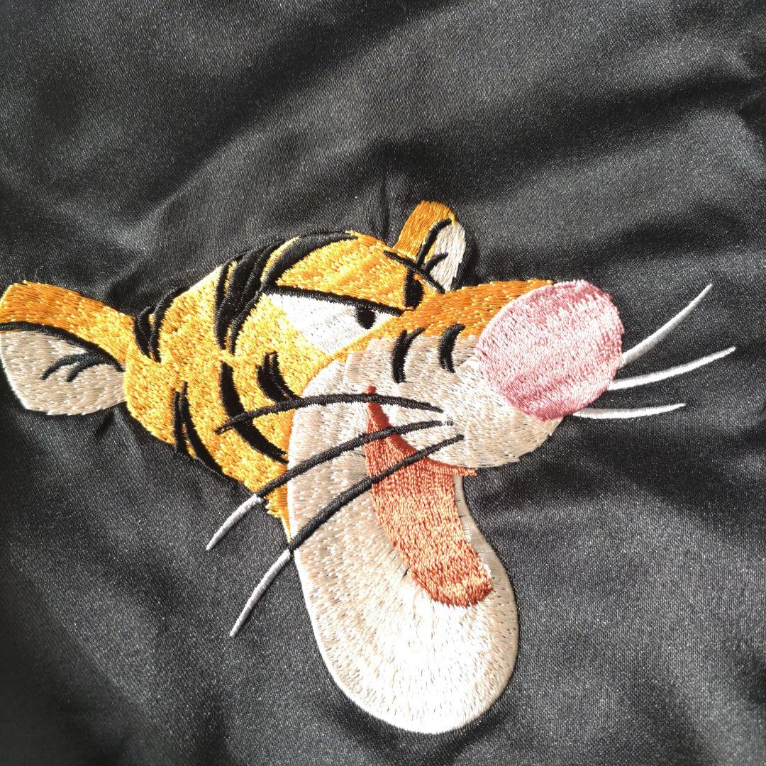 男女兼用 M 初期 ティガー スカジャン ディズニーリゾート ジャンパー 虎 黒