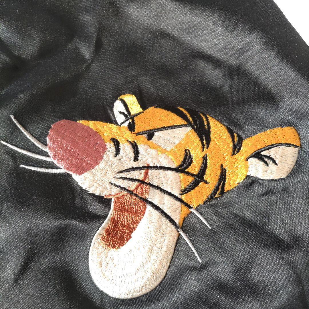 男女兼用 M 初期 ティガー スカジャン ディズニーリゾート ジャンパー 虎 黒