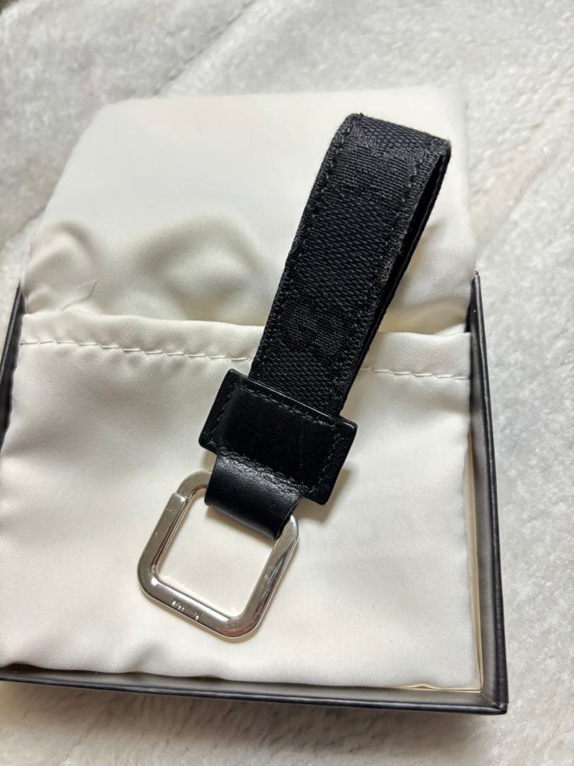 GUCCI GG キャンバス キーリング キーホルダー