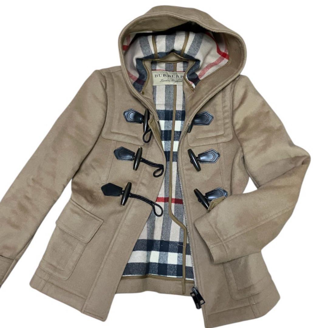 Burberry ダッフルコート 裏地ギガチェック M バーバリー　レディース