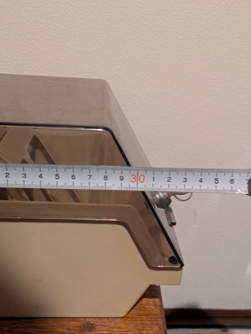 希少鍵付き/FB-100L Needs/ フロッピーディスクケース クリーム色