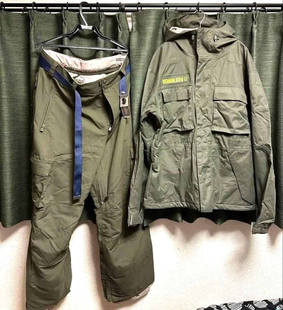 浅*行様 BURTON RONIN セットアップ　ミリタリーデザイン　オリーブグ