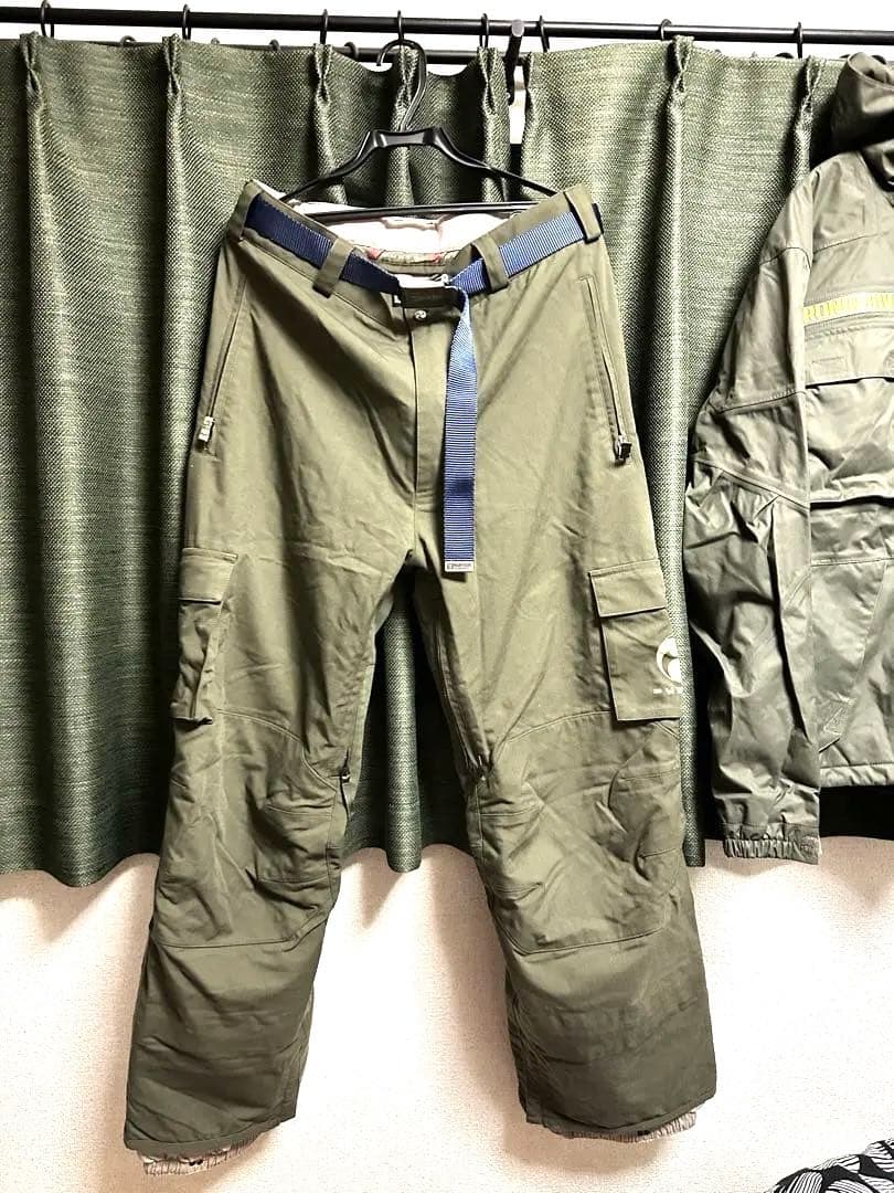 浅*行様 BURTON RONIN セットアップ　ミリタリーデザイン　オリーブグ