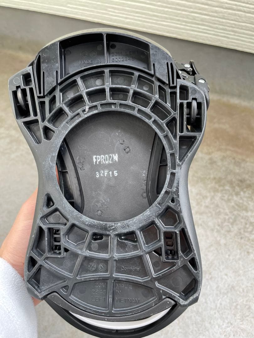 FLUX PR スノーボードビンディング ブラック/ホワイト