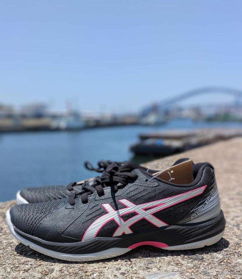 asics テニスシューズ25.5