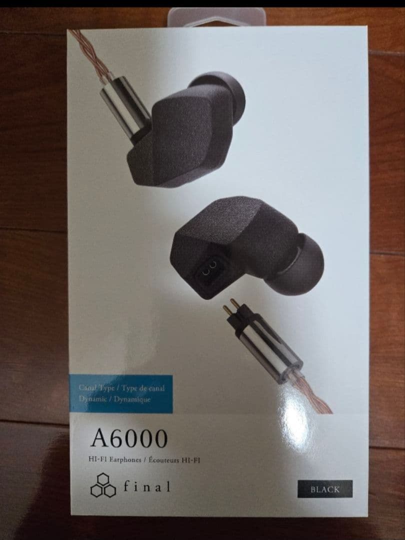 final A6000 ブラック 有線イヤホン 新品未開封