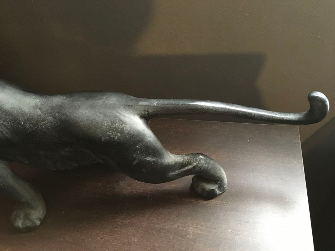 ブラックパンサー　アンティーク置物　USA ミッドセンチュリー