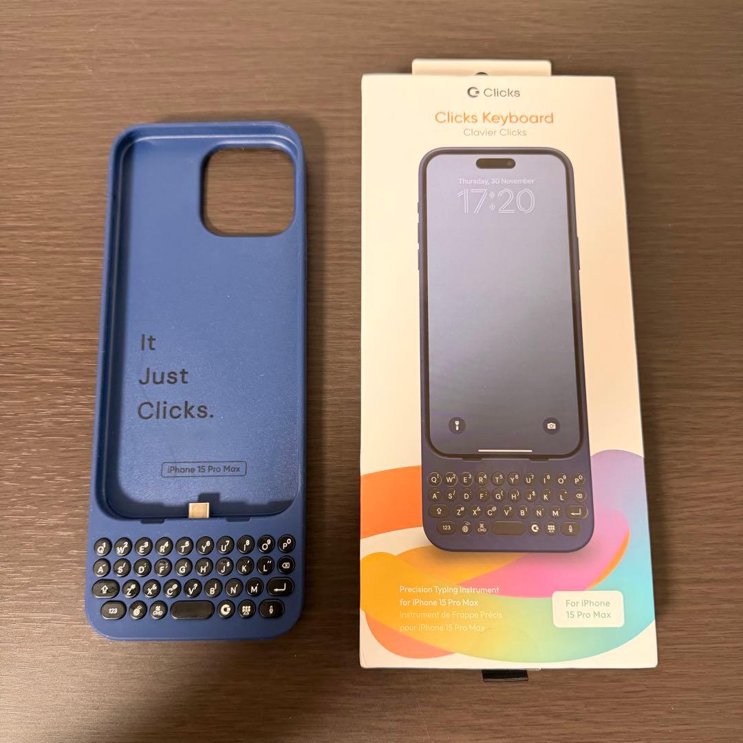 Clicks Keyboard iPhone15Promax用