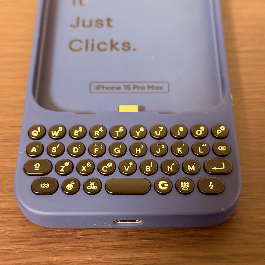 Clicks Keyboard iPhone15Promax用