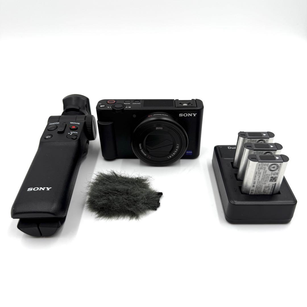 SONY VLOGCAM ZV-1G ブラック シューティンググリップキット付き