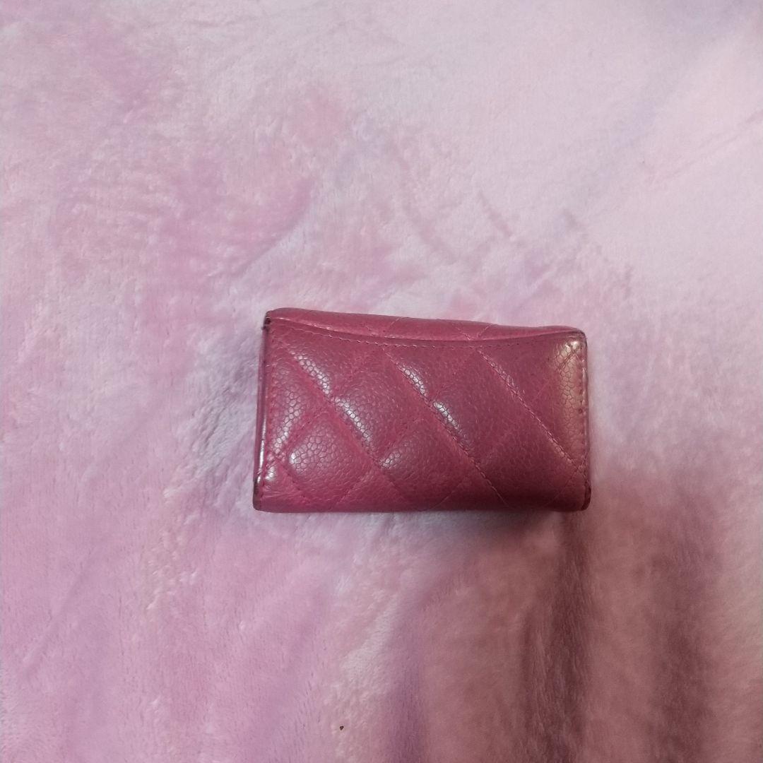 [寿司] CHANEL キーケース ピンク