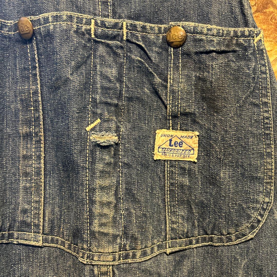 1940s Lee ハウスマークタグ　デニムオーバーオール
