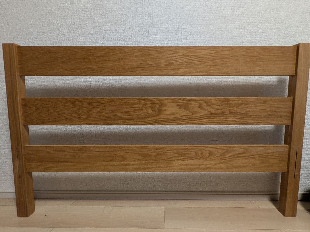 引き取り限定（八王子）無印良品 セミダブルベッドフレーム